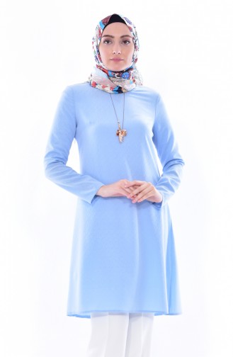 Necklace Tunic 3187-07 Baby Blue 3187-07