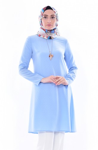 Kolyeli Tunik 3187-07 Bebe Mavisi 3187-07