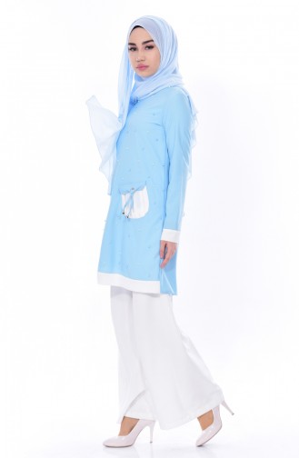 Pearl Tunic 0178-01 Baby Blue 0178-01