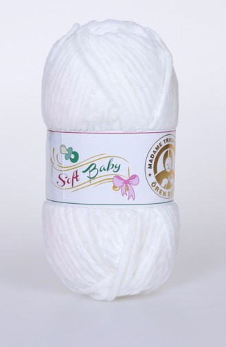 White Knitting Yarn 3015-501