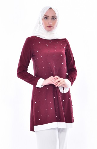 Pearl Tunic 0178-05 Claret Red 0178-05