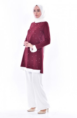 Pearl Tunic 0178-05 Claret Red 0178-05