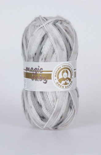 Textiles Women´s Magic Baby Yarn 3000-405 Gray light Beige 3000-405