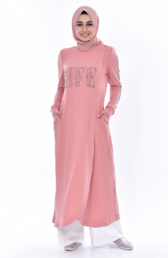 Abaya İmprimée de Pierre 35821A-01 Poudre 35821A-01