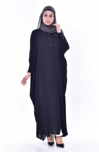 Black Abaya 7375-01