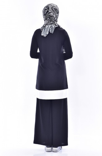 Tunik Pantolon İkili Takım 8125-05 Siyah