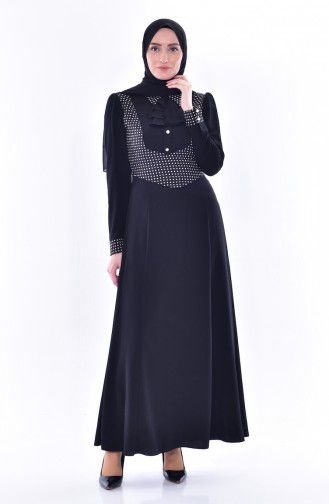 Robe Hijab Noir 1513822-911