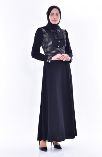 Robe Hijab Noir 1513822-911