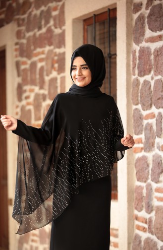 Robe İmprimée de Pierre 00132-02 Noir 00132-02