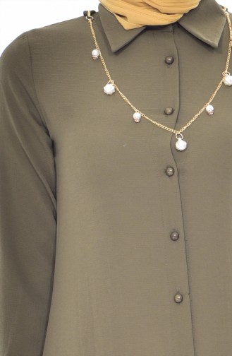 Tunika mit Halskette 4127-18 Armeegrün 4127-18