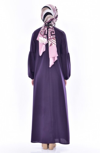 Purple Hijab Dress 0240-04