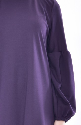 Lila Hijab Kleider 0240-04