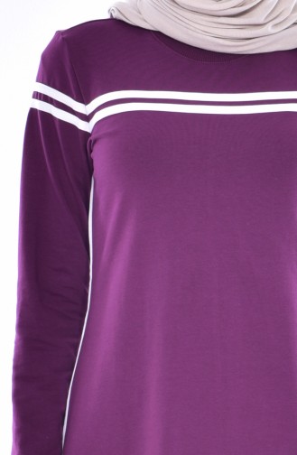 BWEST Banded Sports Dress 8161-03 Plum 8161-03