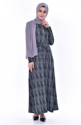 Black Hijab Dress 0527-04