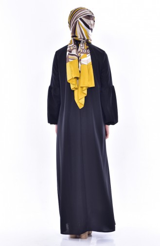 Black Hijab Dress 0240-02