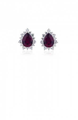 Purple Earrings 20786