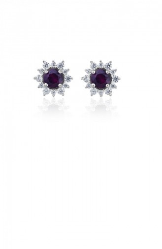 Purple Earring 20790