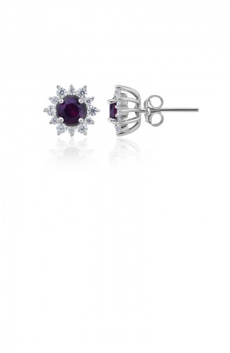 Purple Earrings 20790