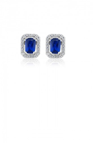 Navy Blue Earrings 20804