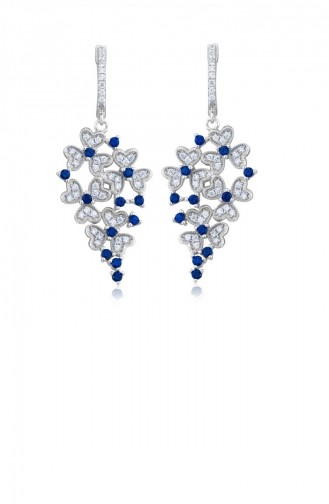 Navy Blue Earring 20439