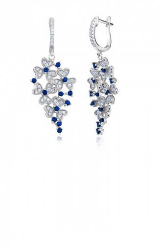 Navy Blue Earring 20439