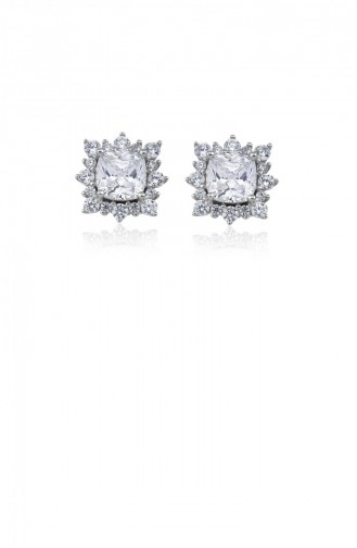 Silver Gray Earrings 20818