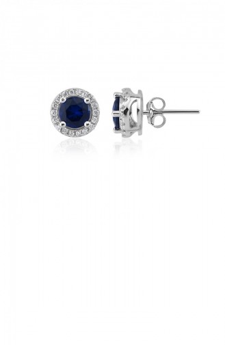 Navy Blue Earring 20756