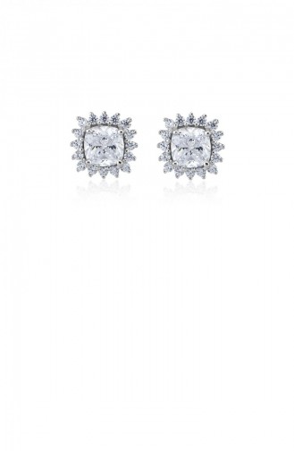 Silver Gray Earrings 20990