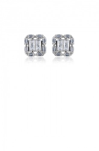Silver Gray Earrings 0620