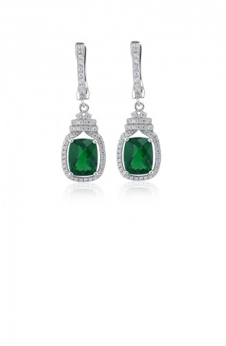Green Earrings 21064