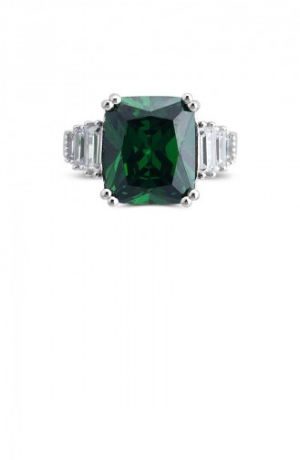خاتم أخضر حشيشي 20733