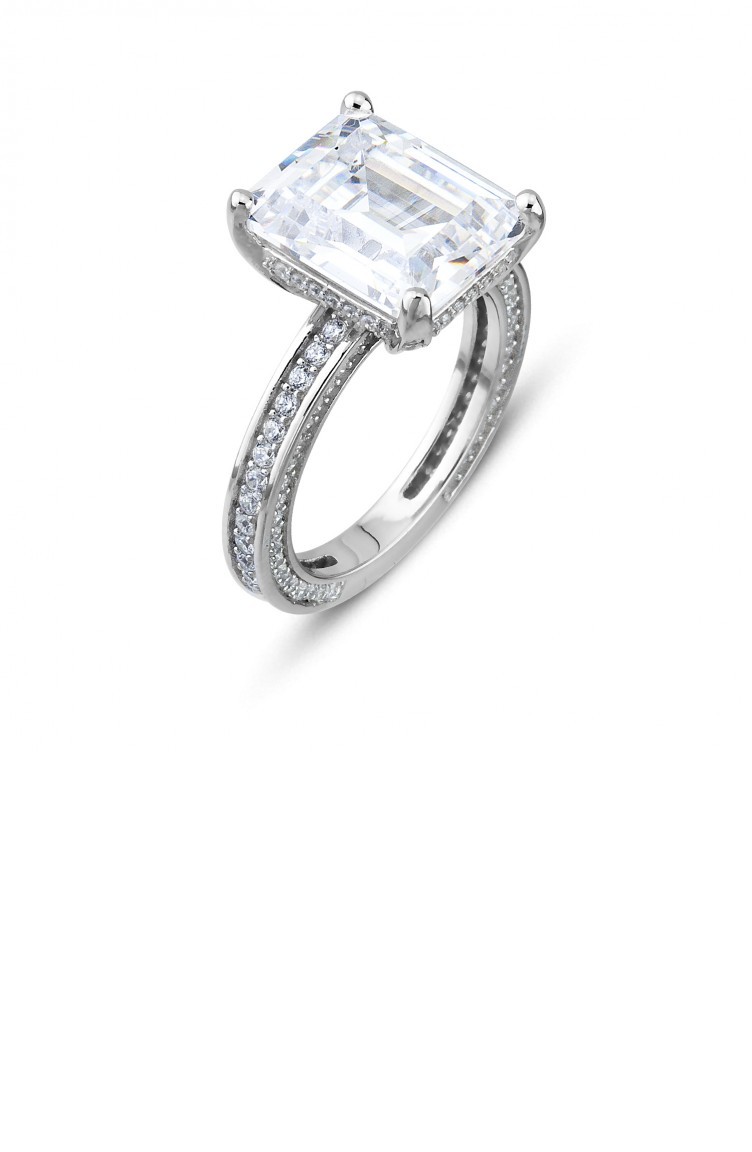 Silver Gray Ring 20738 Sefamerve