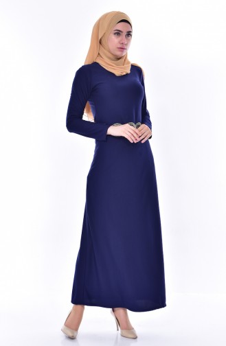 Lace Dress 4455-01 Navy 4455-01
