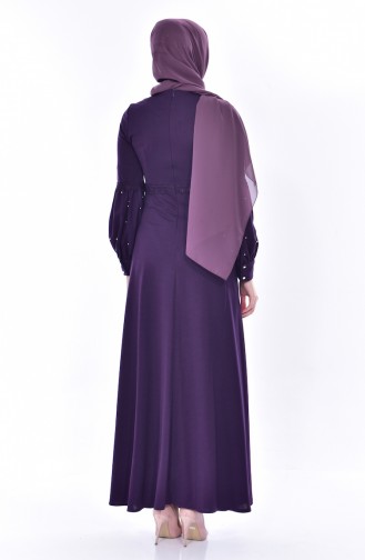 Purple İslamitische Jurk 0529-03