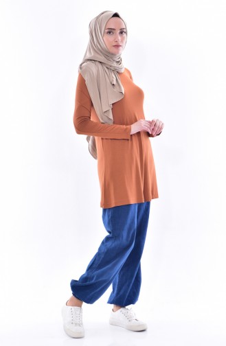 Sefamerve Body Basic Hijab 0728-52 Tabac 0728-52