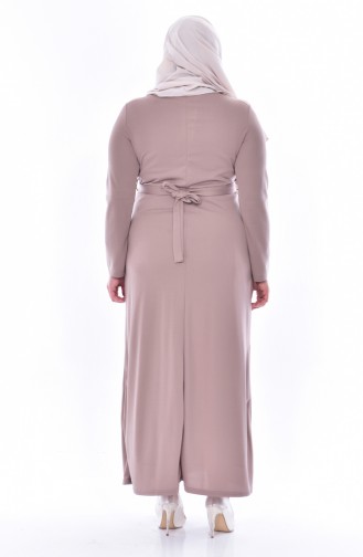 Mink Hijab Dress 0532-05