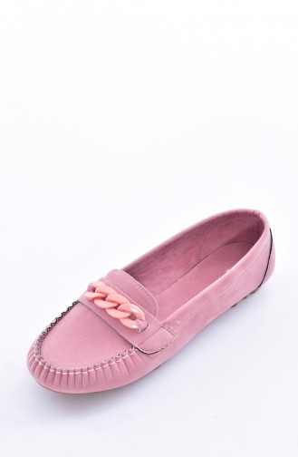 Women´s Flat Shoes Ballerina 50193-06 Pink Suede 50193-06