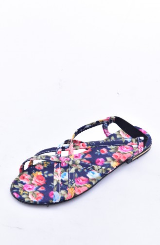 Navy Blue Summer Sandals 50257-04