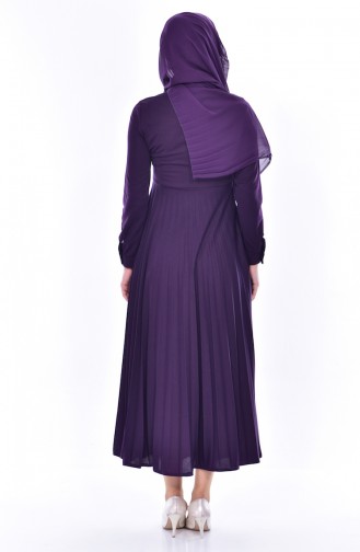 Purple İslamitische Jurk 0535-05