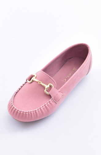 Women´s Flat Shoes 50194-21 Pink Suede 50194-05