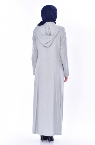 Hijab Mantel mit Kapuzen 1010-01 Wassergrün 1010-01