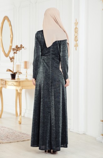 Abendkleid mit Spitzen 1272-01 Grün 1272-01