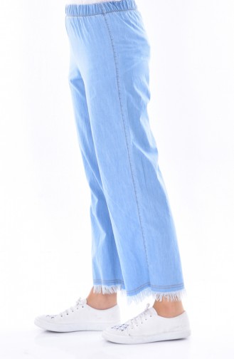 Tasseled Trousers 5172-01 Light Blue 5172-01