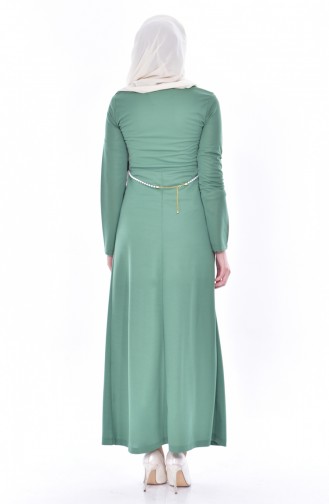 فستان أخضر 3840-02
