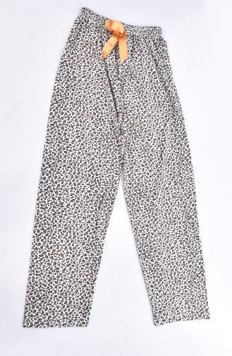 Baskılı Pijama Takım ZY0107-01 Leopar