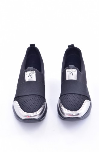 Chaussures Pour Femme 0785-02 Noir Platine 0785-02