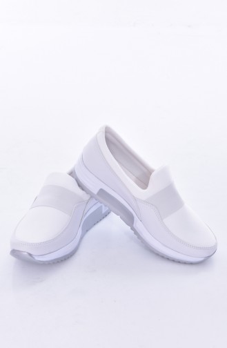 Chaussures Pour Femme 0790-05 Blanc Argent 0790-05