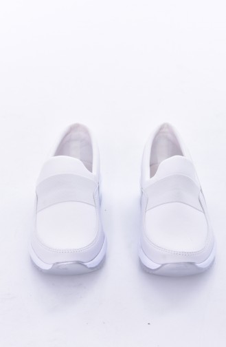 الأحذية الكاجوال أبيض 0790-05