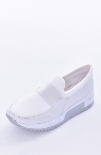 الأحذية الكاجوال أبيض 0790-05