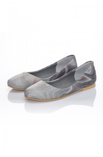  Woman Flat Shoe 7014-Marble